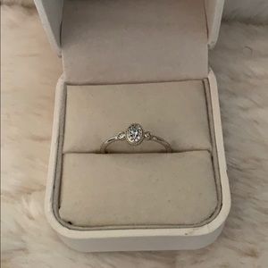 LC Lauren Conrad Blue Topaz Sterling Silver ring